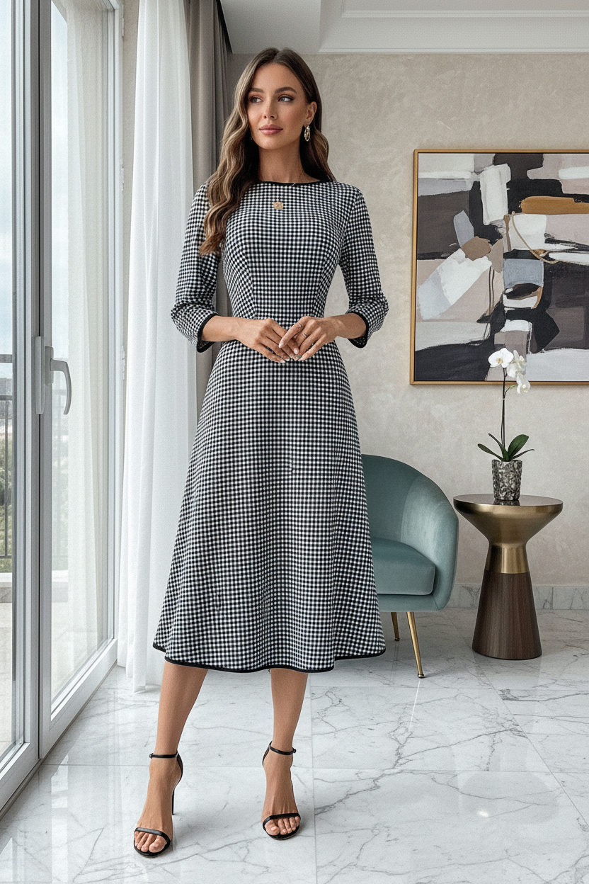 Plaid Dress – Luxury Home